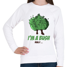 PRINTFASHION Fortnite Bush Tee - Női pulóver - Fehér női pulóver, kardigán