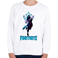 PRINTFASHION Fortnite: Catalyst - Gyerek pulóver - Fehér gyerek pulóver, kardigán