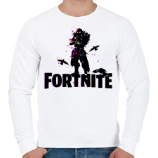 PRINTFASHION Fortnite Character - Férfi pulóver - Fehér férfi pulóver, kardigán