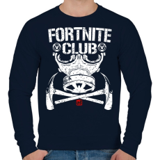 PRINTFASHION Fortnite Club - Férfi pulóver - Sötétkék
