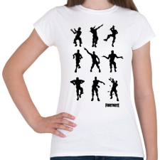 PRINTFASHION Fortnite Dance - Női póló - Fehér női póló