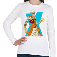 PRINTFASHION Fortnite elf - Női hosszú ujjú póló - Fehér