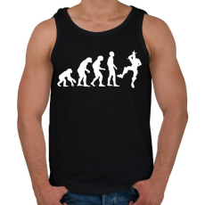 PRINTFASHION Fortnite evolúció - Férfi atléta - Fekete