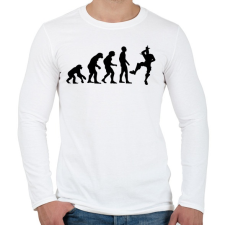 PRINTFASHION Fortnite evolúció - Férfi hosszú ujjú póló - Fehér női póló