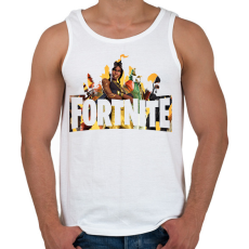 PRINTFASHION Fortnite - Férfi atléta - Fehér
