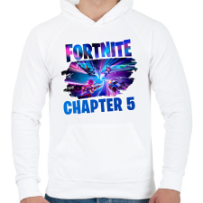 PRINTFASHION Fortnite - Férfi kapucnis pulóver - Fehér férfi pulóver, kardigán