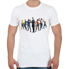 PRINTFASHION Fortnite - Férfi póló - Fehér