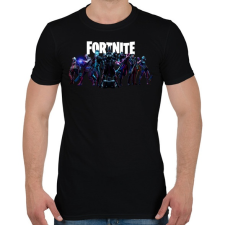 PRINTFASHION Fortnite - Férfi póló - Fekete férfi póló