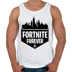 PRINTFASHION Fortnite forever póló - Férfi atléta - Fehér