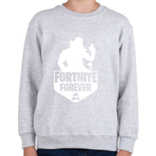 PRINTFASHION Fortnite Forever - Raven (Fehér) - Gyerek pulóver - Sport szürke gyerek pulóver, kardigán