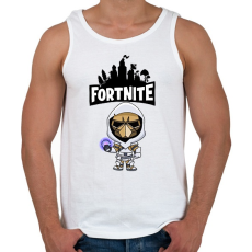 PRINTFASHION Fortnite Fusion - Férfi atléta - Fehér
