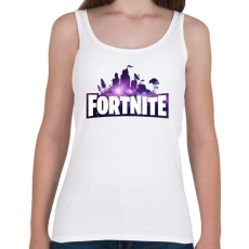 PRINTFASHION Fortnite Galaxy - Női atléta - Fehér