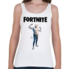 PRINTFASHION Fortnite Ghost Meowscles - Női atléta - Fehér