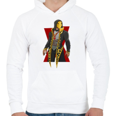 PRINTFASHION Fortnite Golden - Férfi kapucnis pulóver - Fehér