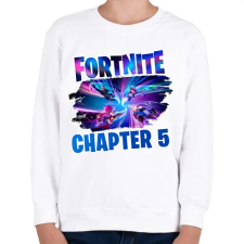 PRINTFASHION Fortnite - Gyerek pulóver - Fehér gyerek pulóver, kardigán
