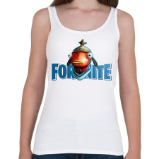 PRINTFASHION Fortnite Hal - Női atléta - Fehér női trikó