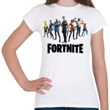 PRINTFASHION Fortnite karakterek - Női póló - Fehér női póló