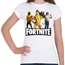 PRINTFASHION Fortnite karakterek - Női póló - Fehér női póló