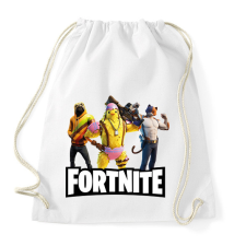 PRINTFASHION Fortnite karakterek - Sportzsák, Tornazsák - Fehér tornazsák