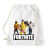 PRINTFASHION Fortnite karakterek - Sportzsák, Tornazsák - Fehér