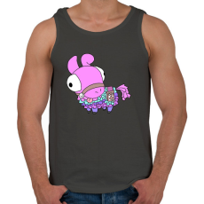 PRINTFASHION Fortnite láma pasztell - Férfi atléta - Sötétszürke