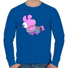 PRINTFASHION Fortnite láma pasztell - Férfi pulóver - Királykék férfi pulóver, kardigán