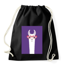 PRINTFASHION Fortnite Láma - Sportzsák, Tornazsák - Fekete tornazsák