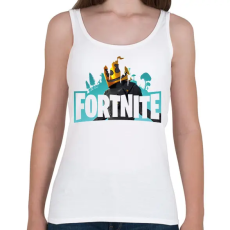 PRINTFASHION Fortnite logo Marshmello - Női atléta - Fehér