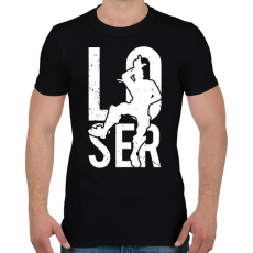 PRINTFASHION Fortnite Loser - Férfi póló - Fekete