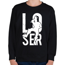 PRINTFASHION Fortnite Loser - Gyerek pulóver - Fekete gyerek pulóver, kardigán