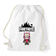 PRINTFASHION Fortnite Max drift - Sportzsák, Tornazsák - Fehér tornazsák
