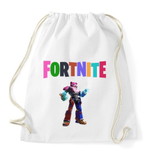PRINTFASHION Fortnite Mecha Team Leader - Sportzsák, Tornazsák - Fehér tornazsák