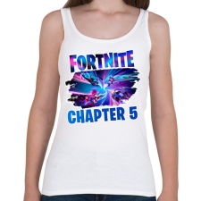PRINTFASHION Fortnite - Női atléta - Fehér női trikó
