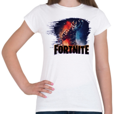PRINTFASHION Fortnite - Női póló - Fehér női póló