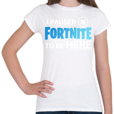 PRINTFASHION Fortnite - Női póló - Fehér női póló