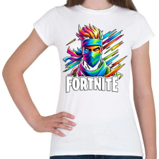 PRINTFASHION Fortnite - Női póló - Fehér női póló