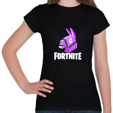 PRINTFASHION Fortnite - Női póló - Fekete