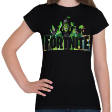 PRINTFASHION Fortnite - Női póló - Fekete női póló