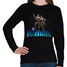PRINTFASHION fortnite  - Női pulóver - Fekete női pulóver, kardigán