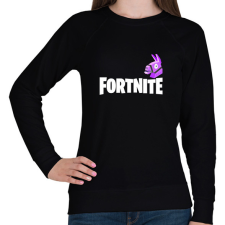 PRINTFASHION Fortnite - Női pulóver - Fekete női pulóver, kardigán