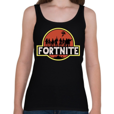 PRINTFASHION Fortnite Park - Női atléta - Fekete