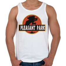 PRINTFASHION Fortnite Pleasant Park - Férfi atléta - Fehér atléta, trikó
