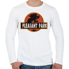 PRINTFASHION Fortnite Pleasant Park - Férfi hosszú ujjú póló - Fehér férfi póló