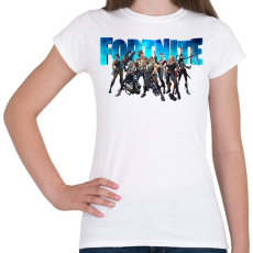 PRINTFASHION Fortnite poster 3 - Női póló - Fehér