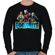 PRINTFASHION Fortnite poster 5  - Férfi pulóver - Fekete férfi pulóver, kardigán