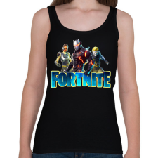 PRINTFASHION Fortnite poster 5  - Női atléta - Fekete női trikó
