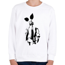 PRINTFASHION Fortnite Rabbit - Gyerek pulóver - Fehér