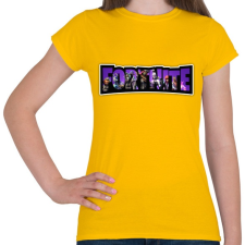 PRINTFASHION Fortnite season6 - Női póló - Sárga női póló