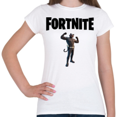 PRINTFASHION Fortnite Shadow Meowscles - Női póló - Fehér