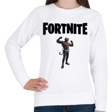 PRINTFASHION Fortnite Shadow Meowscles - Női pulóver - Fehér női pulóver, kardigán
